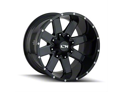 ION Wheels TYPE 141 Gloss Black Milled 6-Lug Wheel; 20x10; -19mm Offset (16-24 Titan XD)