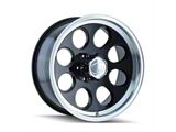 TYPE 171 Black Machined 6-Lug Wheel; 17x9; 0mm Offset (23-26 Colorado)