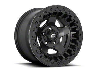 Fuel Wheels Warp Beadlock Matte Black 6-Lug Wheel; 17x9; -15mm Offset (2024 Tacoma)