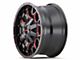 Mayhem Wheels Warrior Black with Prism Red 6-Lug Wheel; 20x9; 18mm Offset (16-24 Titan XD)
