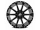 XF Offroad XF-219 Gloss Black Milled 6-Lug Wheel; 20x10; -12mm Offset (16-24 Titan XD)