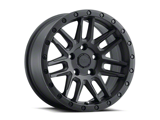 Black Rhino Arches Matte Black 6-Lug Wheel; 17x9.5; 12mm Offset (10-23 4Runner)