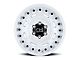Black Rhino Axle Gloss White 6-Lug Wheel; 17x9.5; 6mm Offset (2024 Tacoma)