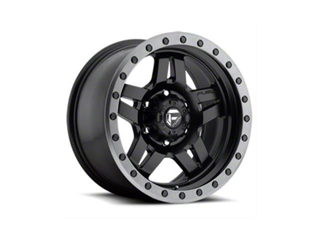 Fuel Wheels Anza Matte Black with Gunmetal Ring 6-Lug Wheel; 20x9; 19mm Offset (21-24 Bronco, Excluding Raptor)