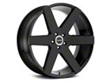 Strada Coda All Gloss Black 6-Lug Wheel; 20x8.5; 30mm Offset (21-23 Yukon)