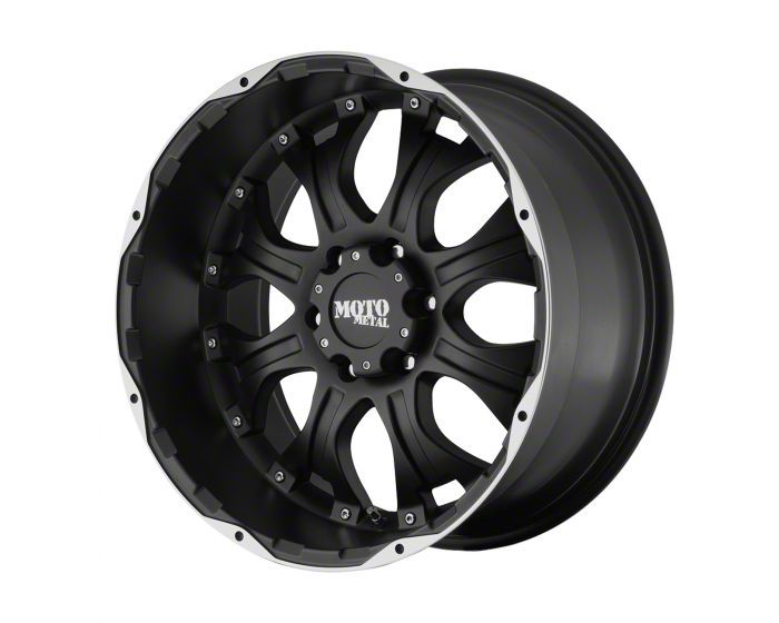 Moto Metal Bronco Mo959 Matte Black Machined 6-lug Wheel; 20x9; 18mm 