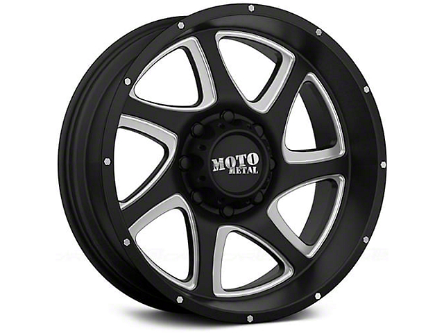Moto Metal MO976 Satin Black Milled 6-Lug Wheel; 20x9; 18mm Offset (17-23 Titan)