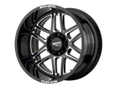 Moto Metal MO992 Folsom Gloss Black Milled 6-Lug Wheel; 20x9; 18mm Offset (10-24 4Runner)