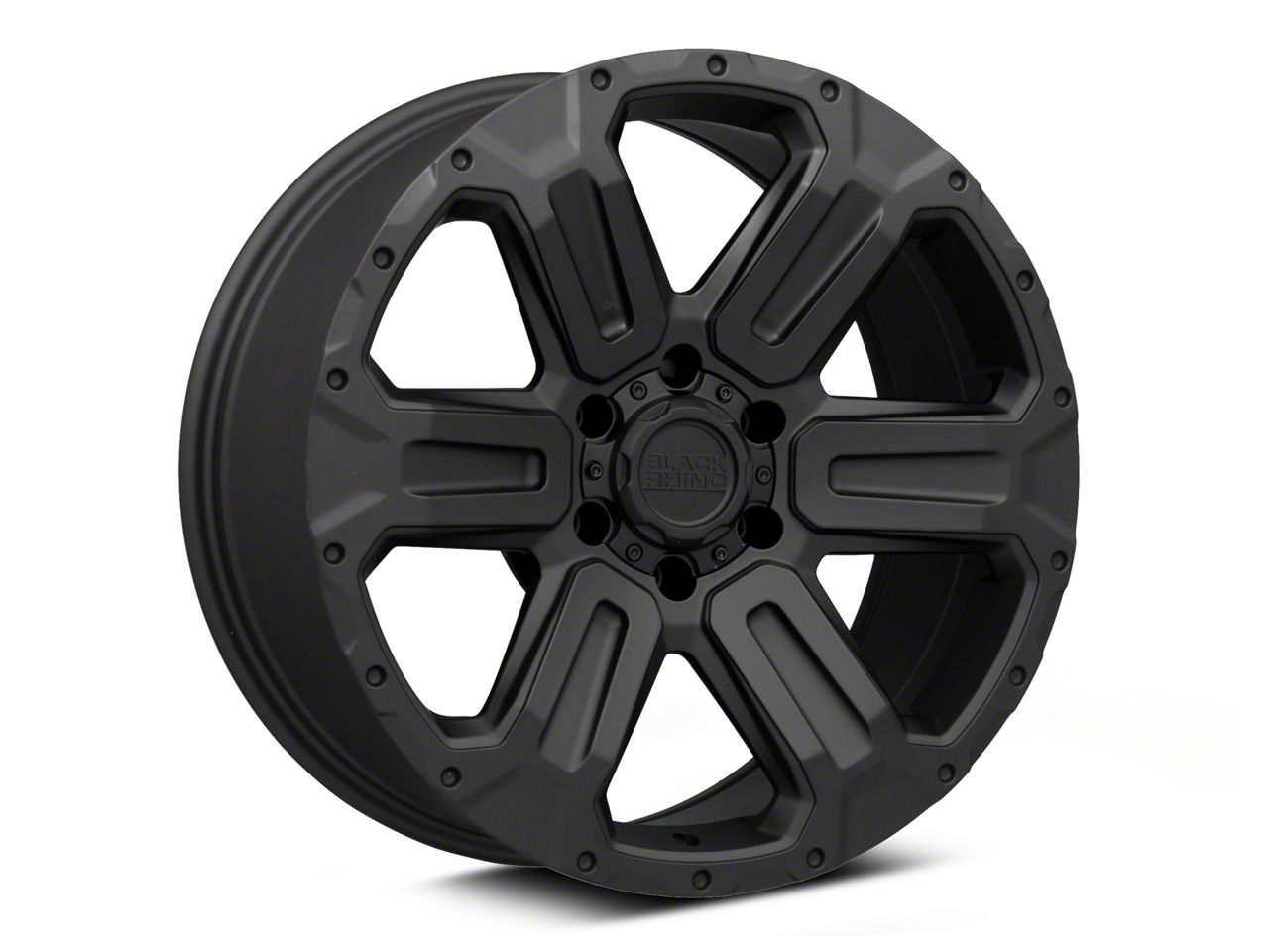 Black Rhino Tacoma Wanaka Matte Black 6-Lug Wheel; 20x9; 12mm Offset