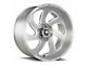 Off-Road Monster M07 Brushed Face Silver 6-Lug Wheel; 20x10; -19mm Offset (05-15 Tacoma)