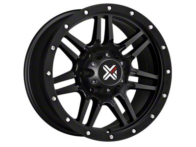 DX4 Wheels 7S Flat Black 6-Lug Wheel; 20x10; -18mm Offset (16-24 Titan XD)