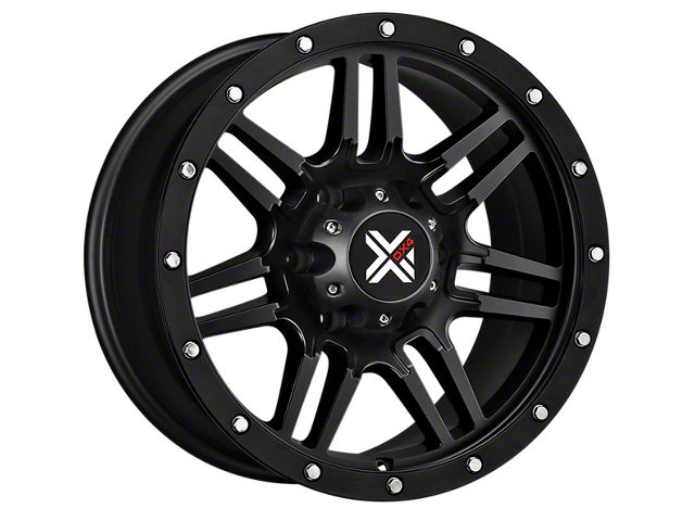 DX4 Wheels 7S Flat Black 6-Lug Wheel; 20x10; -18mm Offset (10-24 4Runner)