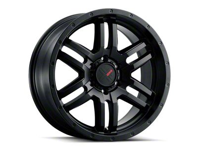 DX4 Wheels DYNO Flat Black 6-Lug Wheel; 20x9; 10mm Offset (21-24 Bronco, Excluding Raptor)