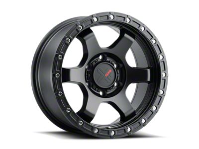 DX4 Wheels NITRO Flat Black 6-Lug Wheel; 18x9; 12mm Offset (16-24 Titan XD)