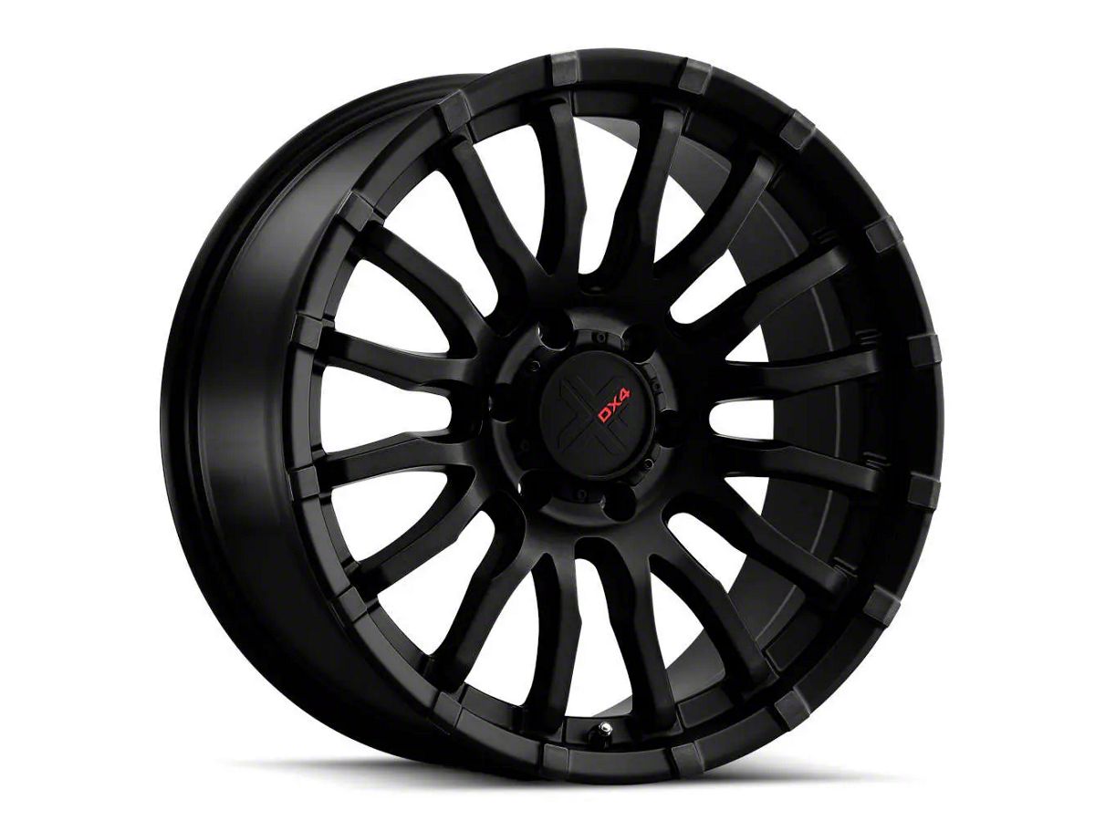 DX4 Wheels OCTANE Flat Black 6-Lug Wheel; 20x9; 10mm Offset (22-23 Tundra)