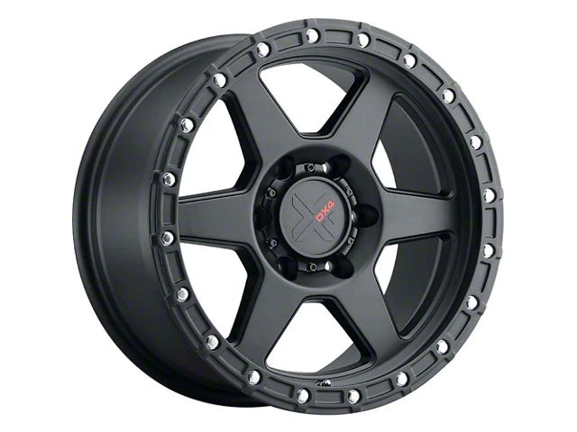 DX4 Wheels RECON Flat Black 6-Lug Wheel; 18x9; 1mm Offset (16-23 Tacoma)