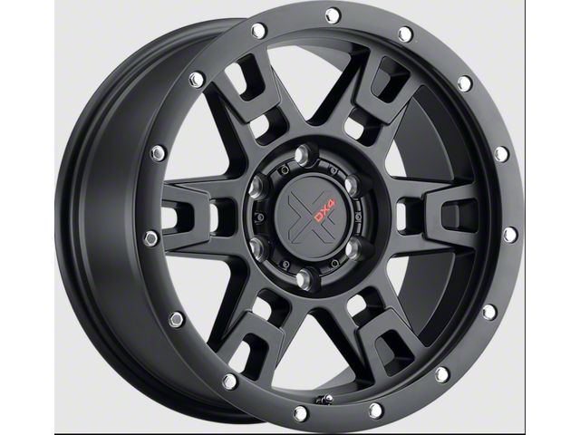 DX4 Wheels TERRAIN Flat Black 6-Lug Wheel; 18x9; 12mm Offset (10-24 4Runner)
