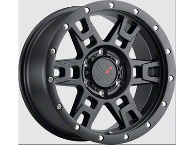 DX4 Wheels TERRAIN Flat Black 6-Lug Wheel; 18x9; 12mm Offset (05-15 Tacoma)
