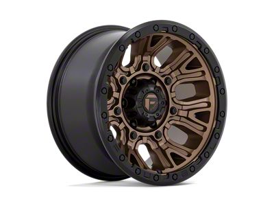Fuel Wheels Traction Matte Bronze 6-Lug Wheel; 20x9; 1mm Offset (21-24 Bronco, Excluding Raptor)