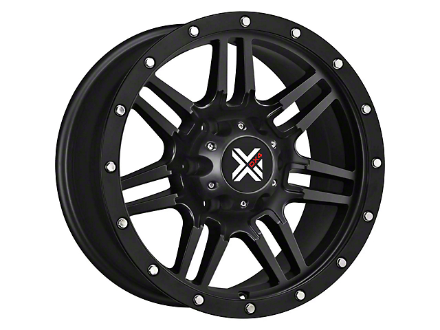 DX4 Wheels 7S Flat Black 6-Lug Wheel; 17x8.5; -6mm Offset (05-15 Tacoma)