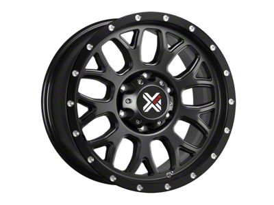 DX4 Wheels GEAR Flat Black 6-Lug Wheel; 17x8.5; -6mm Offset (10-24 4Runner)
