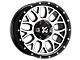 DX4 Wheels GEAR Flat Black Machined 6-Lug Wheel; 17x8.5; -6mm Offset (03-09 4Runner)