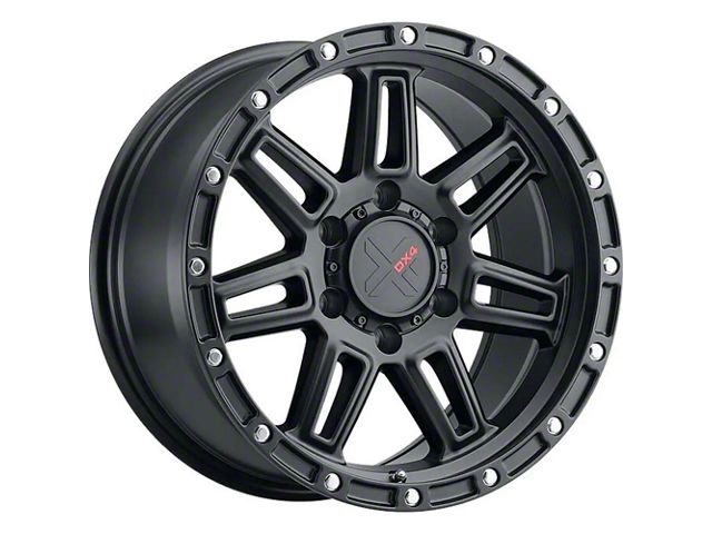 DX4 Wheels REBEL Flat Black 6-Lug Wheel; 17x8.5; 10mm Offset (10-24 4Runner)