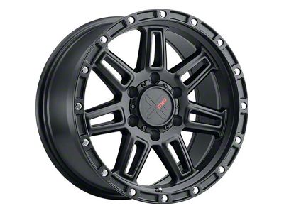 DX4 Wheels REBEL Flat Black 6-Lug Wheel; 17x8.5; -6mm Offset (21-24 Bronco, Excluding Raptor)