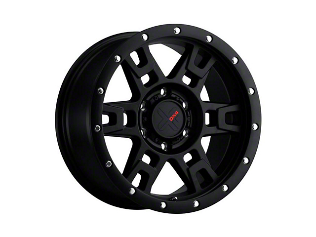 DX4 Wheels TERRAIN Flat Black 6-Lug Wheel; 17x8.5; 10mm Offset (03-09 4Runner)