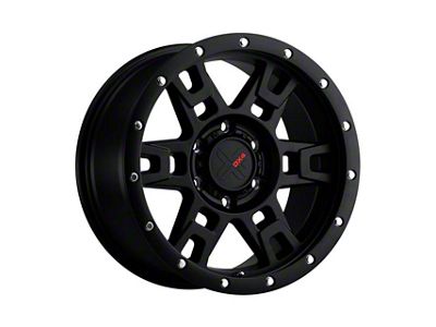 DX4 Wheels TERRAIN Flat Black 6-Lug Wheel; 17x8.5; 10mm Offset (16-23 Tacoma)