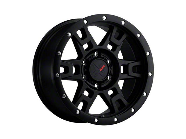 DX4 Wheels TERRAIN Flat Black 6-Lug Wheel; 17x8.5; -6mm Offset (05-15 Tacoma)