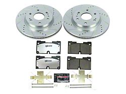 PowerStop Z36 Extreme Truck and Tow 6-Lug Brake Rotor and Pad Kit; Front (19-26 Silverado 1500)
