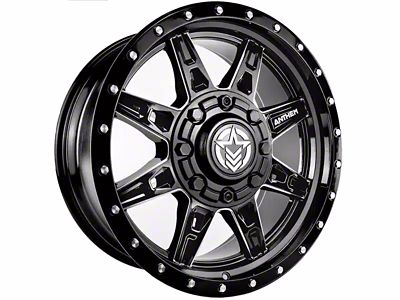 Anthem Off-Road Rogue Gloss Black Milled 6-Lug Wheel; 20x9; 0mm Offset (21-24 Bronco, Excluding Raptor)