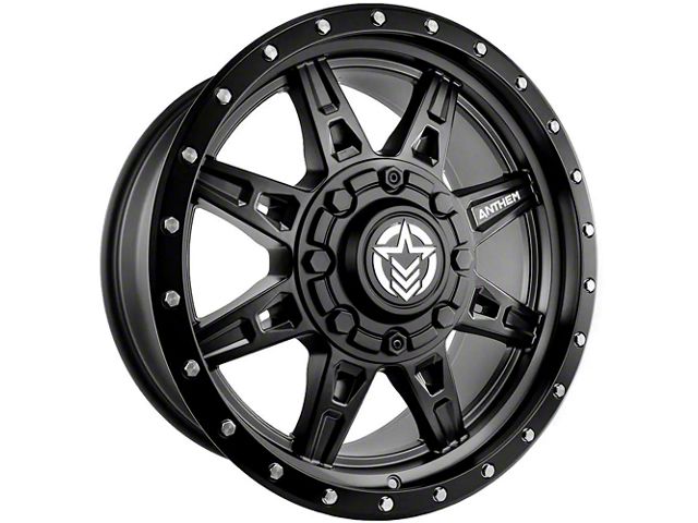 Anthem Off-Road Rogue Satin Black 6-Lug Wheel; 20x9; 18mm Offset (05-15 Tacoma)