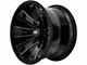 Hardrock Offroad Xplosive Xposed Gloss Black Milled 6-Lug Wheel; 20x10; -19mm Offset (21-24 Bronco, Excluding Raptor)