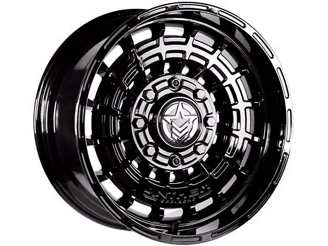 Anthem Off-Road Viper Gloss Black 6-Lug Wheel; 17x9; -12mm Offset (16-23 Tacoma)