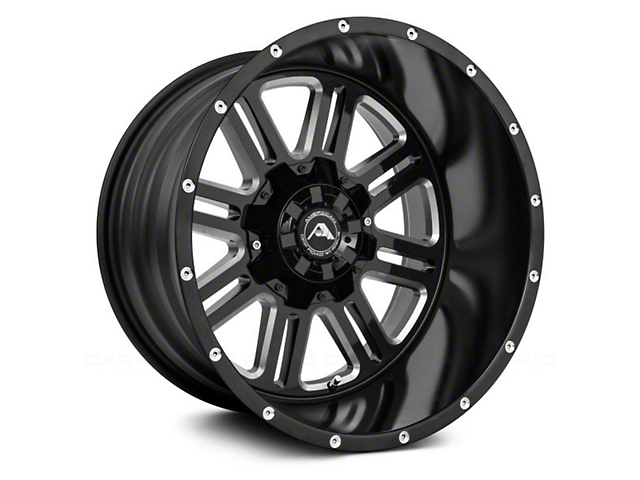 American Off-Road Wheels A106 Gloss Black Milled 6-Lug Wheel; 20x12; -44mm Offset (07-14 Tahoe)