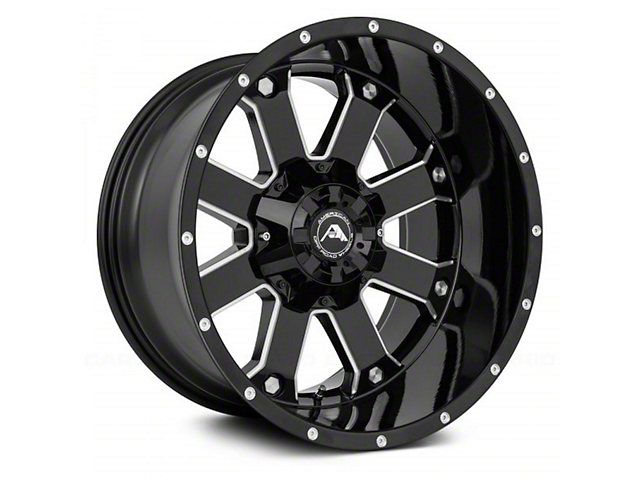 American Off-Road Wheels A108 Gloss Black Milled 6-Lug Wheel; 20x10; -24mm Offset (21-23 Tahoe)