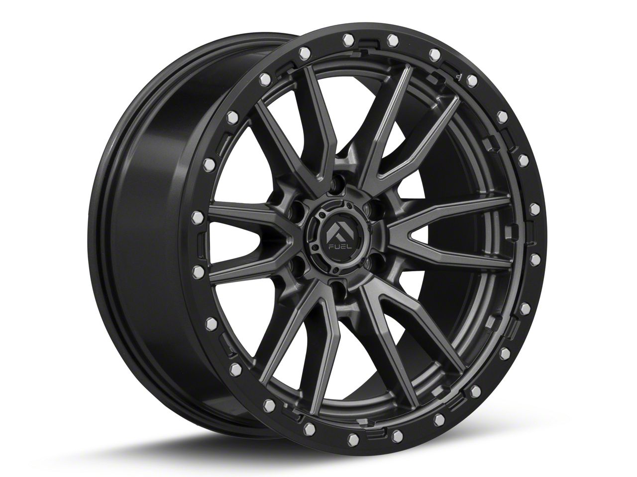 Fuel Wheels Yukon Rebel Matte Gunmetal 6-Lug Wheel; 20x9; 1mm Offset ...