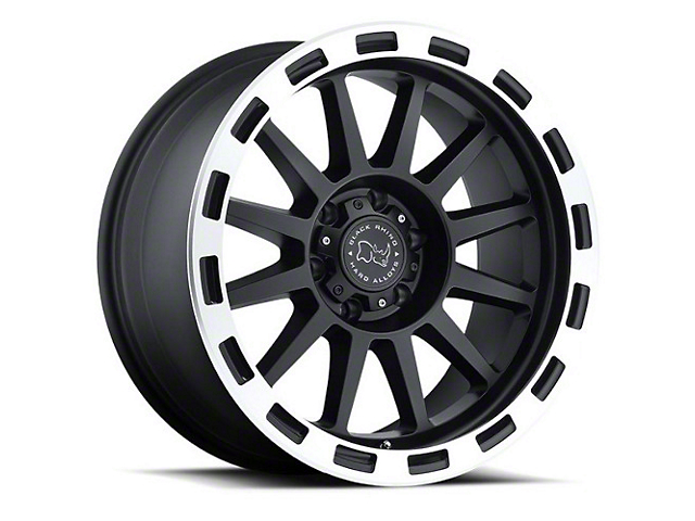 Black Rhino Revolution Matte Black Machined 6-Lug Wheel; 20x10; -12mm Offset (07-14 Tahoe)