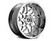 Gear Off-Road Ratio Chrome 6-Lug Wheel; 18x9; 18mm Offset (16-24 Titan XD)