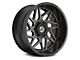 Gear Off-Road Ratio Gloss Black Milled 6-Lug Wheel; 20x12; -44mm Offset (03-09 4Runner)