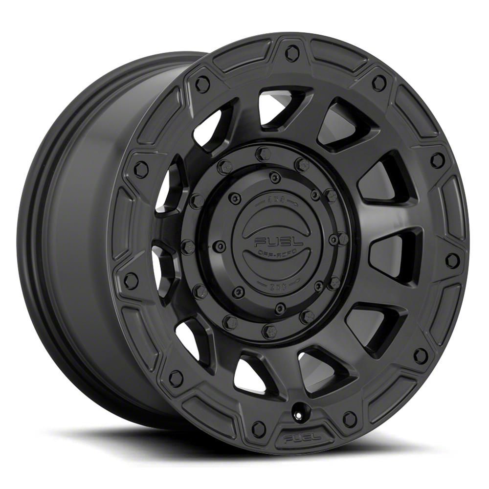 Fuel Wheels Tundra Tracker Satin Black 6Lug Wheel; 20x9; 1mm Offset D72920909850 (2223 Tundra