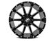 XF Offroad XF-219 Gloss Black Milled and Milled Dots 6-Lug Wheel; 18x9; 0mm Offset (05-15 Tacoma)