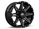 XF Offroad XF-220 Gloss Black Milled 6-Lug Wheel; 18x9; 0mm Offset (21-24 Bronco, Excluding Raptor)