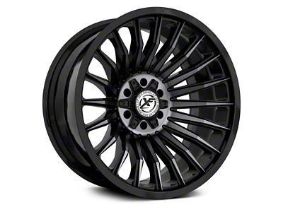 XF Offroad XF-231 Gloss Black Machined with Titanium Double Dark Tint 6-Lug Wheel; 20x9; 0mm Offset (21-24 Bronco, Excluding Raptor)