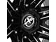 XF Offroad XF-220 Gloss Black Milled and Milled Dots 6-Lug Wheel; 17x9; 0mm Offset (10-24 4Runner)