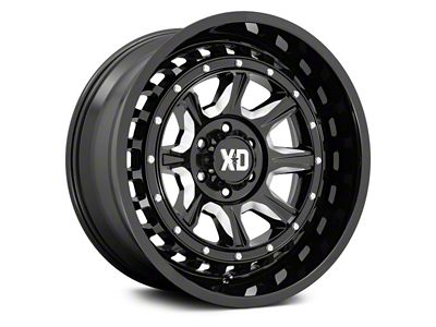 XD Outlander Gloss Black Milled 6-Lug Wheel; 20x10; -18mm Offset (04-15 Titan)