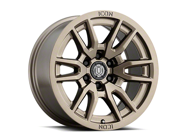ICON Alloys Vector 6 Bronze 6-Lug Wheel; 17x8.5; 25mm Offset (07-14 Tahoe)
