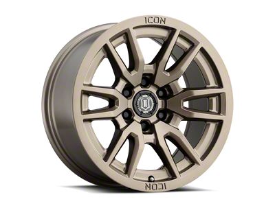 ICON Alloys Vector 6 Bronze 6-Lug Wheel; 17x8.5; 25mm Offset (16-23 Tacoma)